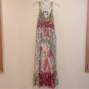 ANTHROPOLOGIE 🌺 Sz. 0 flowy floral maxi dress